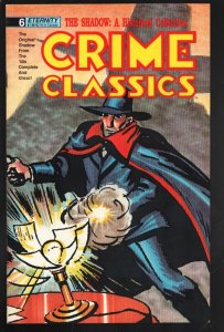 Crime Classics #6 1989-B&W reprints of Shadow newspaper comics-Vernon Greene-...
