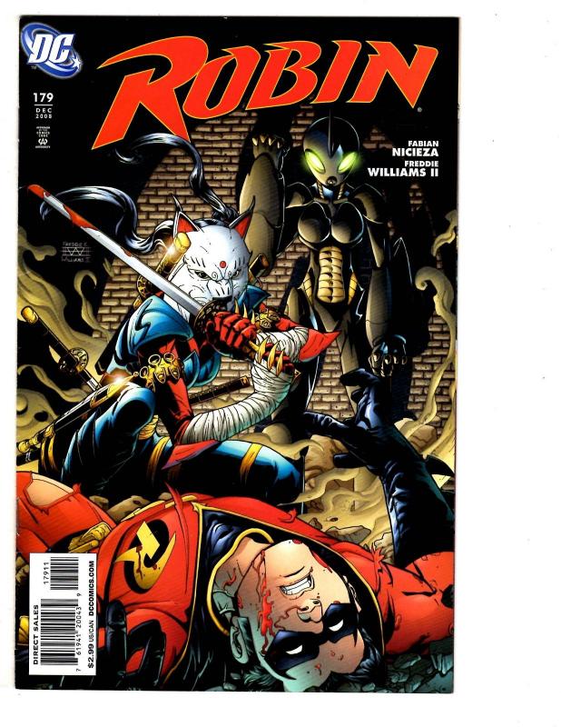 4 Robin DC Comic Books # 174 177 179 180 Batman Spoiler Katana Red Robin MS7