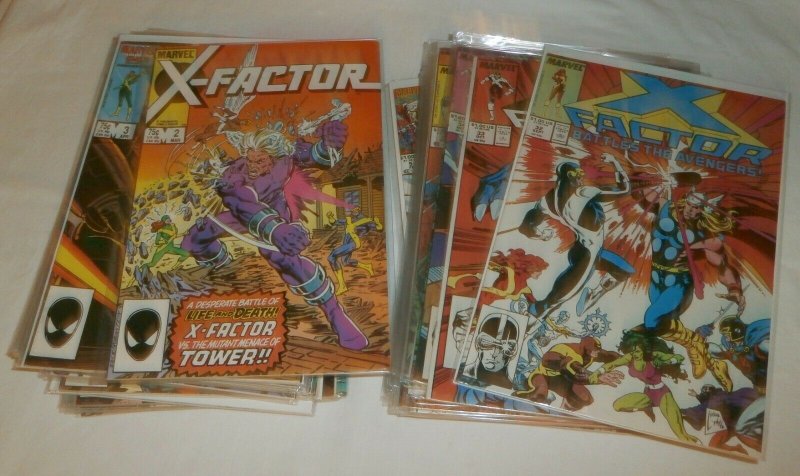 X-Factor V1 #2-59 missing 6 iss. Simonson Inferno Fall Mutants comics lot of 58