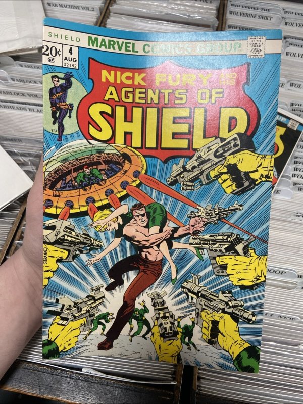Nick Fury Agent And His Agents Of SHIELD 1-5 Full Set Marvel Comics 1973