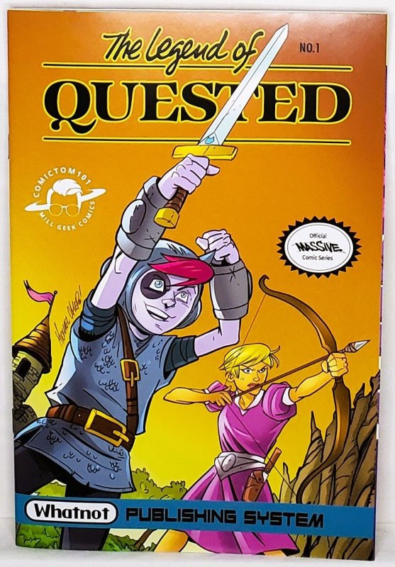 QUESTED #1 ComicTom101 Michael Calero Exclusive Variant Cover (Whatnot 2022)