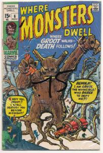 Where Monsters Dwell #6 Marvel Where Groot Walks Death Fo...