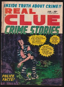 Real Clue Crime Stories #Vol 5 #11 3.0 GD/VG Hillman Comic - Jan 1951