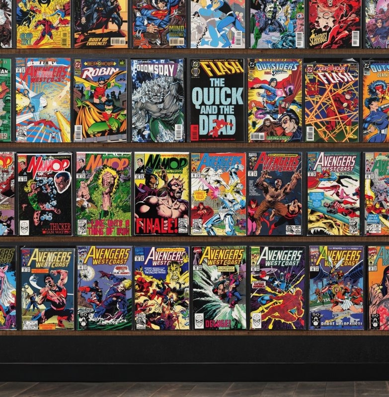 Huge Lot 150+ Comics with Namor, The Sub Mariner, Avengers West Coast & More!