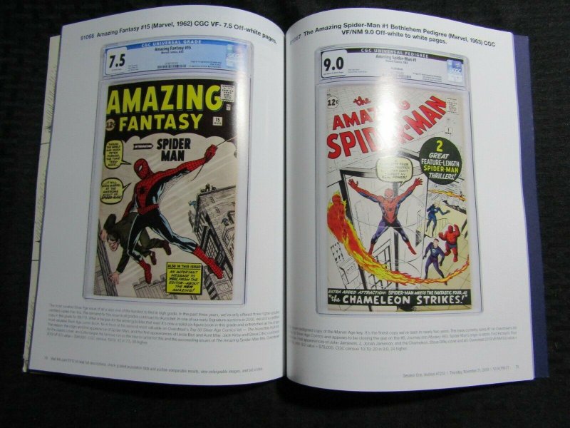 2019 Nov 21-24 HERITAGE Comics Comic Art Auction Catalog FN+ 6.5 Platinum 130pgs