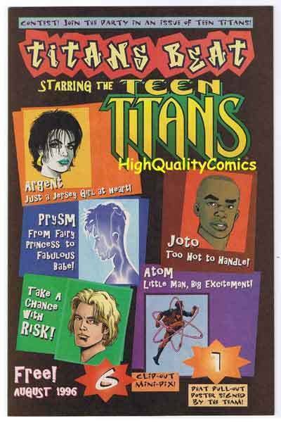 TITANS BEAT #1 Preview, ashcan, 1996, Atom, Teen, NM+, more promos in store