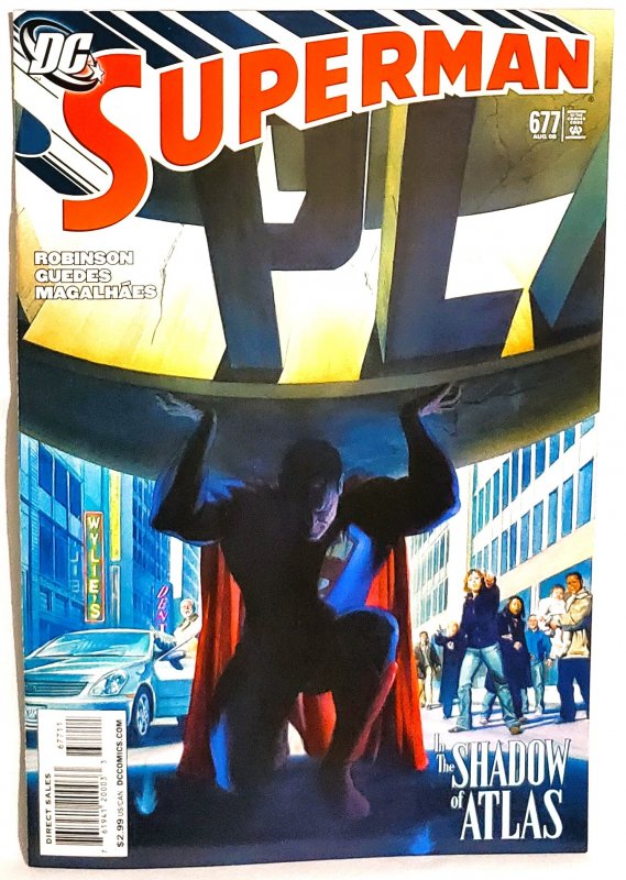 Superman #677 Alex Ross Cover (DC 2008)