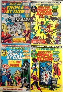 *Marvel Triple Action (1972) 14vf, 18-22, 27vf 7 high grade books