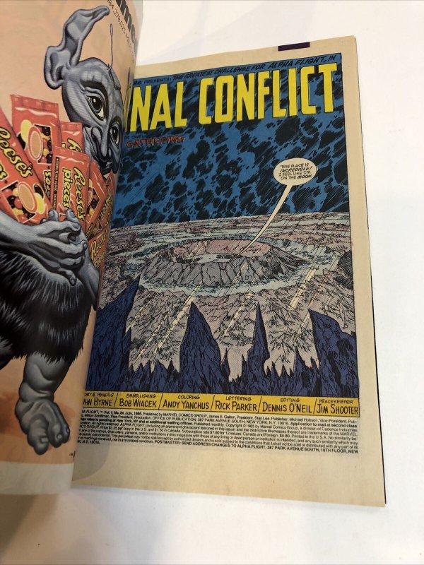 Alpha Flight (1985) # 24 (NM) Canadian Price Variant CPV 1st App