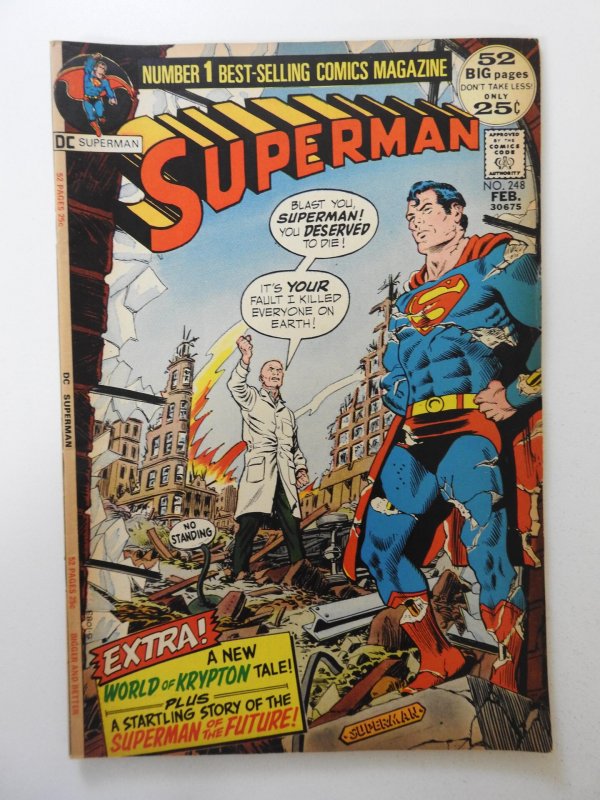 Superman #248 (1972) FN Condition!