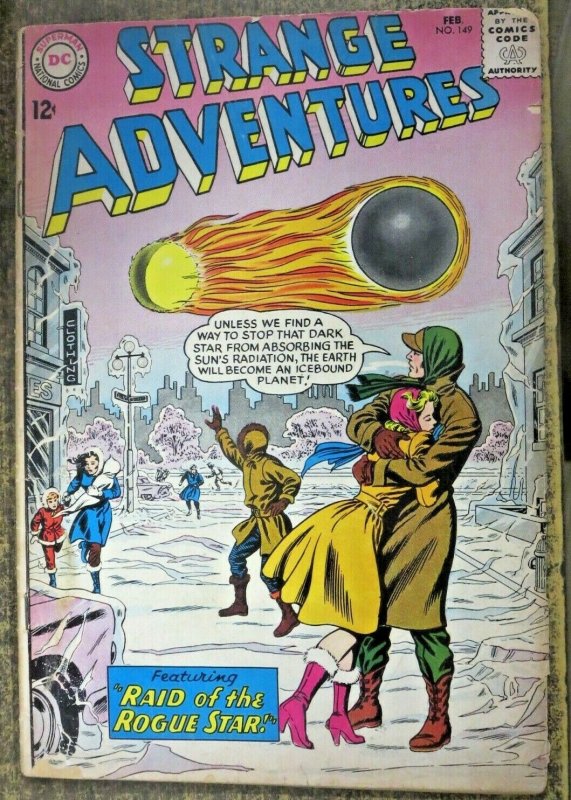 STRANGE ADVENTURES #149 (DC,2/1963) GOOD (G)  Silver Age DC sci-fi craziness