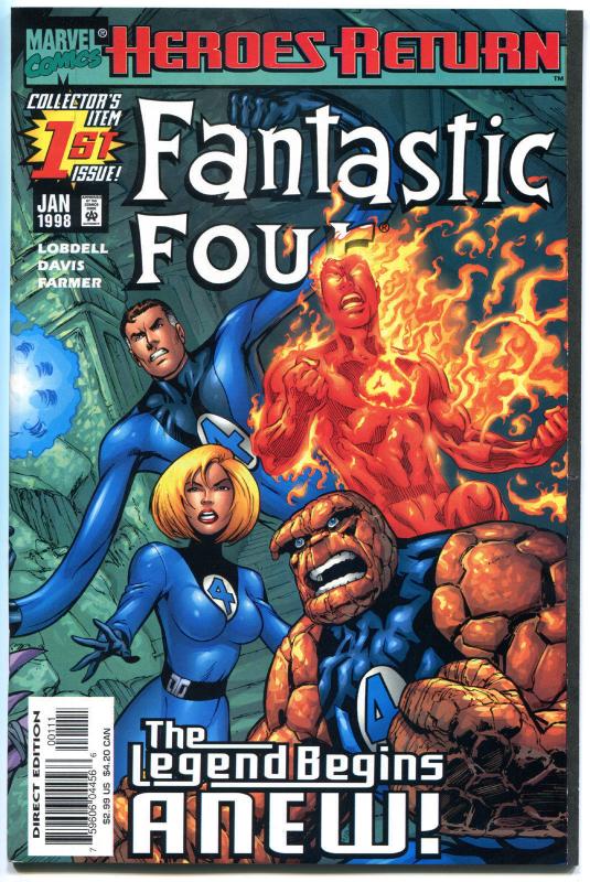 FANTASTIC FOUR #1 2 3 4 5 6 7 8 9-70, VF/NM to NM, 1998, more in store,QXT, 1-70