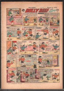 Dandy #1497 1970-D C Thompson-underground comix style-newspaper format-VG