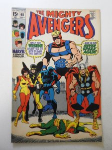 The Avengers #68 (1969) VG Condition moisture stains, ink 1st page