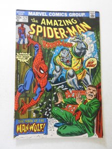 The Amazing Spider-Man #124 (1973) VG Cond moisture damage, rusty bottom staple