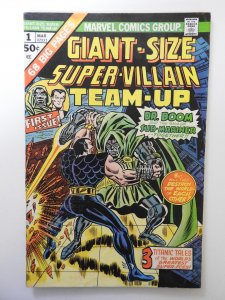 Giant-Size Super-Villain Team-Up #1 (1975) VG- Condition! Moisture stain
