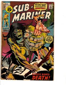 Lot Of 4 Prince Namor Sub-Mariner Marvel Comic Books # 40 41 42 43 VG Range RH2