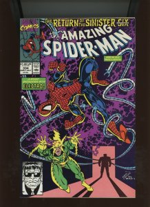 (1990) The Amazing Spider-Man #334-SECRETS, PUZZLES AND LITTLE FEARS (8.5/9.0)