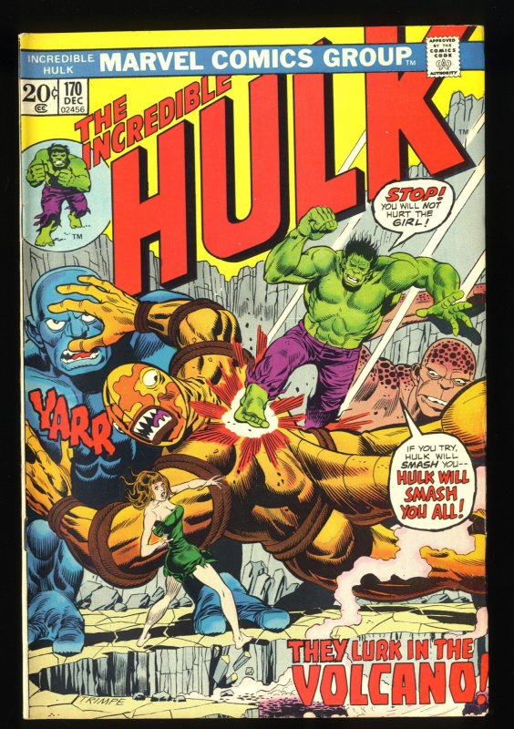 Incredible Hulk #170 FN+ 6.5