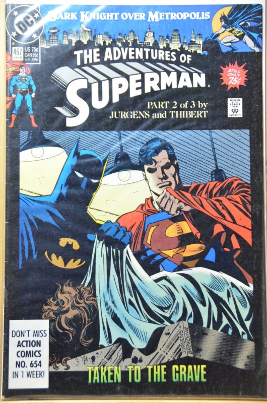 Adventures of Superman #467 (1990) VF+