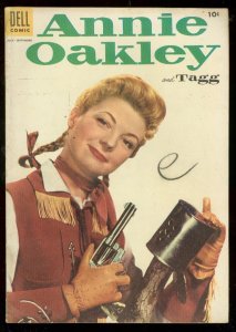 Annie Oakley & Tagg--#4--1955--COMIC BOOK--Dell--FN