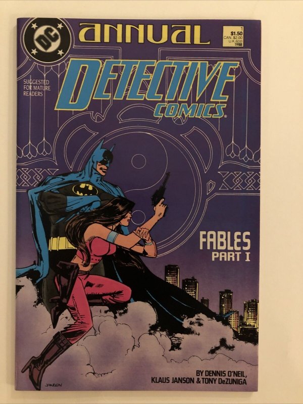 DC Comics Batman Detective Comics Annual #1 1988 Save Combine Shipping 