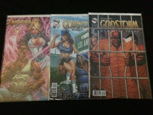 GODSTORM: HERCULES PAYNE #4(Three Versions) VFNM Condition