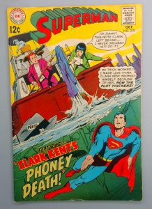 Superman #210 VG/FN DC 1968