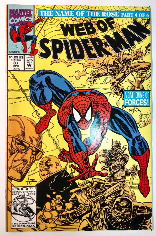 Web of Spider-Man #87 (9.0, 1992) 