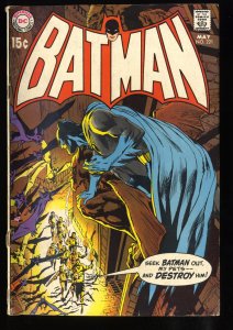 Batman #221 VG 4.0 Neal Adams Cover!