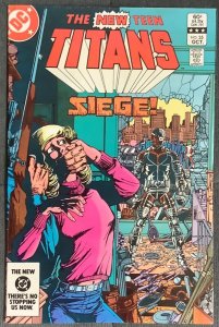 The New Teen Titans #35 (1983, DC) 1st Cameo Appearance of Vigilante.  VF/NM