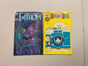 4 Comic Books Richie Rich #147 Fathom #2 Starchild #0 Wetworks #1 81 JW12