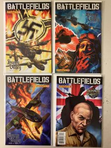 Battlefields comics run #1-4 4 diff avg 6.5 (2009-10)