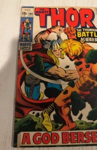Thor #166 (1969)a god beserk-2nd Him- Warlock Romita cover