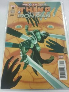 MARVEL TWO-IN-ONE ANNUAL # 1 * THE THING and INFAMOUS IRON MAN * MARVEL NW37