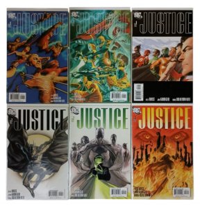 Justice #1-12 + Variants 16 Issue Lot Run Alex Ross DC Comics 2005-2007 VF