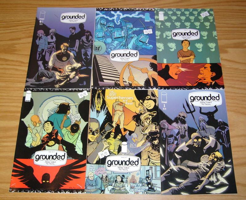 Grounded #1-6 VF/NM complete series - image comics - paul azaceta 2 3 4 5 set