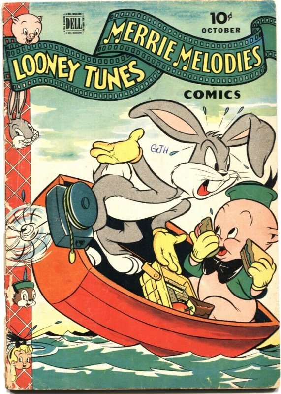 LOONEY TUNES AND MERRIE MELODIES #48-1945-BUGS BUNNY--PORKY PIG--DELL