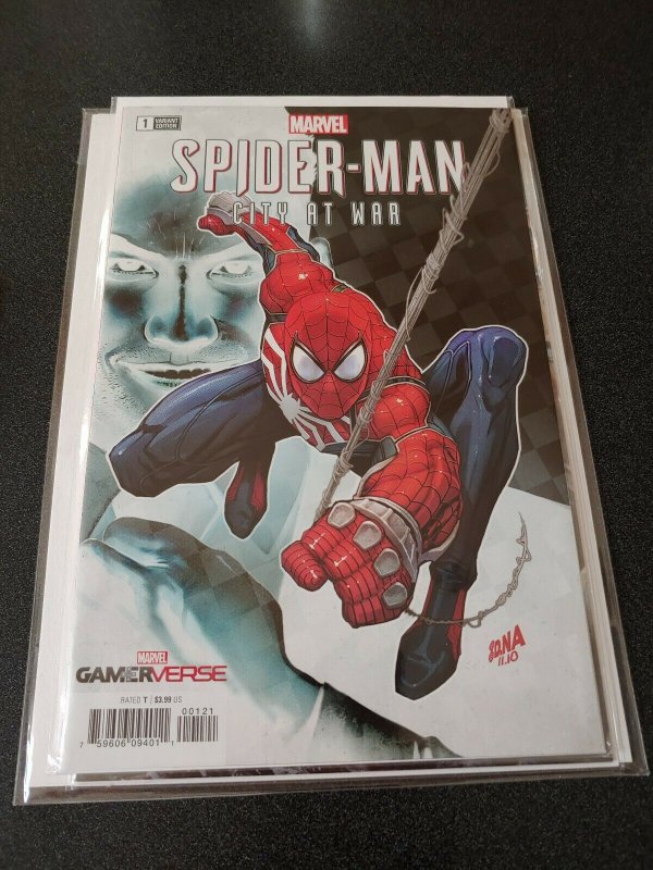 SPIDER-MAN CITY AT WAR #1 1:50 DAVID NAKAYAMA VARIANT COVER!