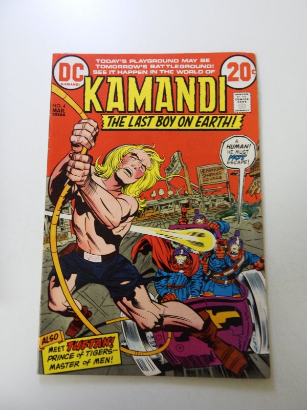 Kamandi, The Last Boy on Earth #4 (1973) VF- condition