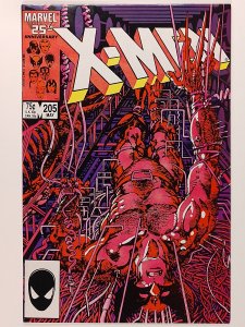 The Uncanny X-Men #205 (8.5, 1986) Lady Deathstrike is transformed