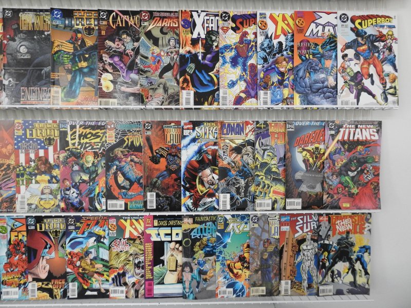 Huge Lot 210+ Comics W/ Batman, Superman, X-Men, +More! Avg FN Condition!