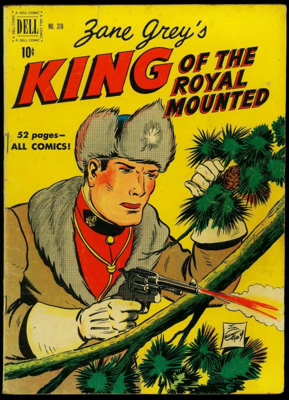 Four Color #310 1951- Zane Grey's King of the Royal Mounted VG 