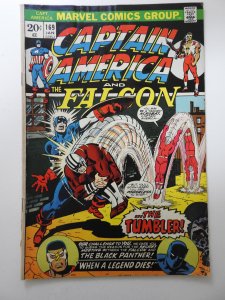 Captain America #169 (1974) W/ The Black Panther & The Falcon! VG- Condition!