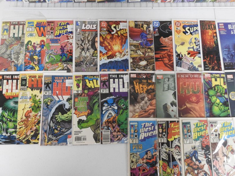 Huge Lot 150+ Comics W/ Superman, Hulk, Fantastic Four, +More AVG VF-