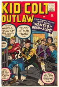 Kid Colt Outlaw #90 1960- Kirby- Stan Lee FN-