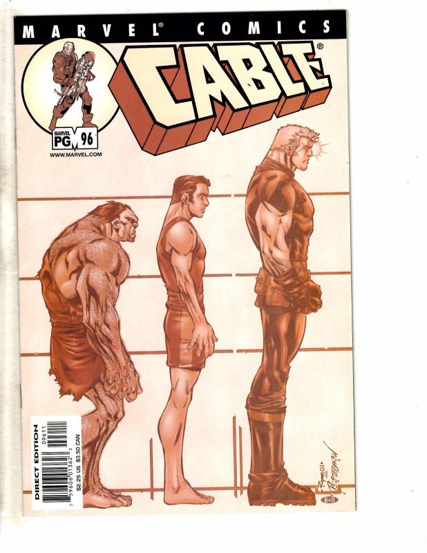 Lot Of 6 Cable Marvel Comic Books # 93 94 95 96 98 100 X-Men Deadpool Force RC15