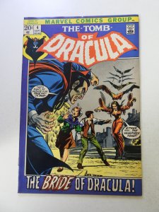 Tomb of Dracula #4 (1972) FN/VF condition date stamp back cover