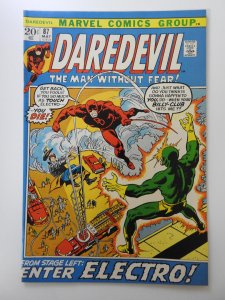 Daredevil #87 (1972) Enter: Electro! Beautiful VF-NM Condition!! Nice Book!!