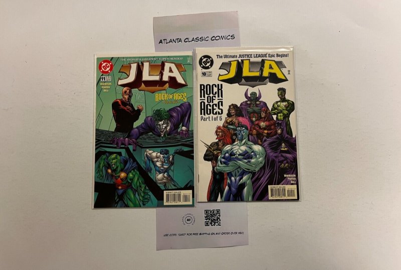 2 JLA DC Comics Books #10 11 Morrison 56 JW7